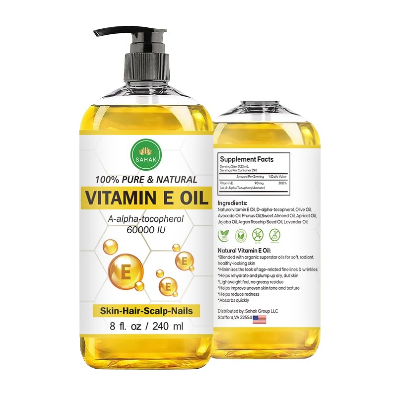 SAHAK Vitamin E Oil supports nails and cuticles daily