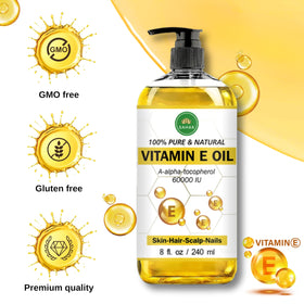 SAHAK Vitamin E Oil on skin leaves a soft, smooth feel