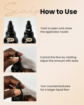 Sahha all-hair-types usage illustration for versatile styling.