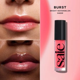 Saie Glossybounce sheer shades palette for everyday lip color versatility