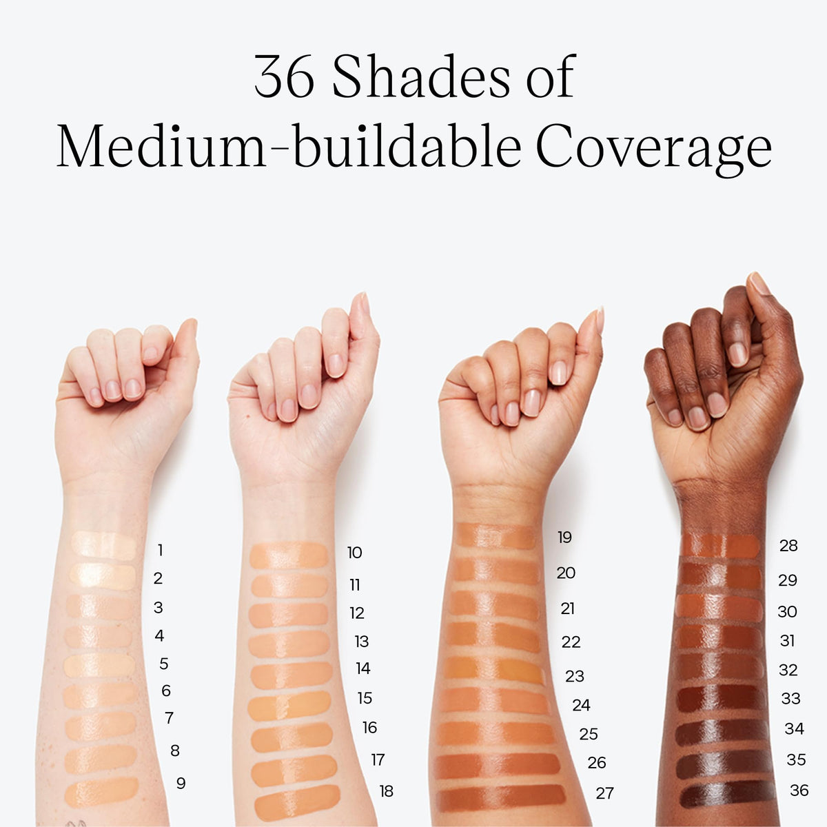 Saie Glowy Super Skin Tint dermatologist-tested and vegan.