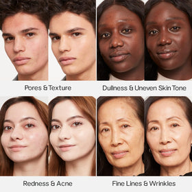 Saie Glowy Super Skin Tint pump dispenser enables easy, controlled application.