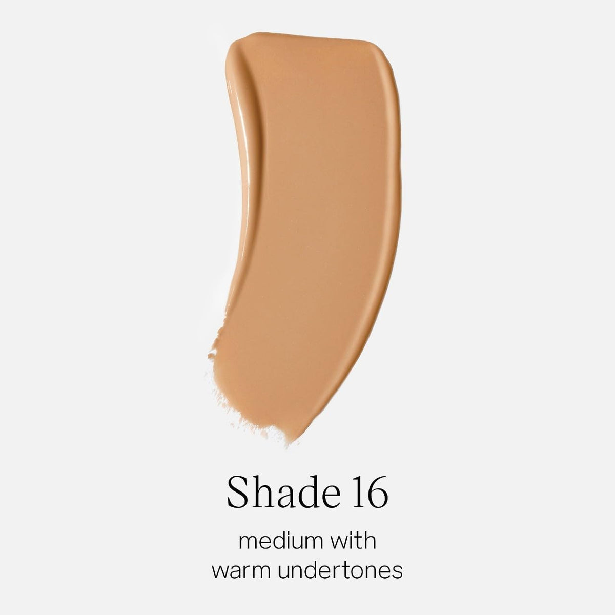 Saie Glowy Super Skin Tint swirled texture on skin for lightweight hydration.