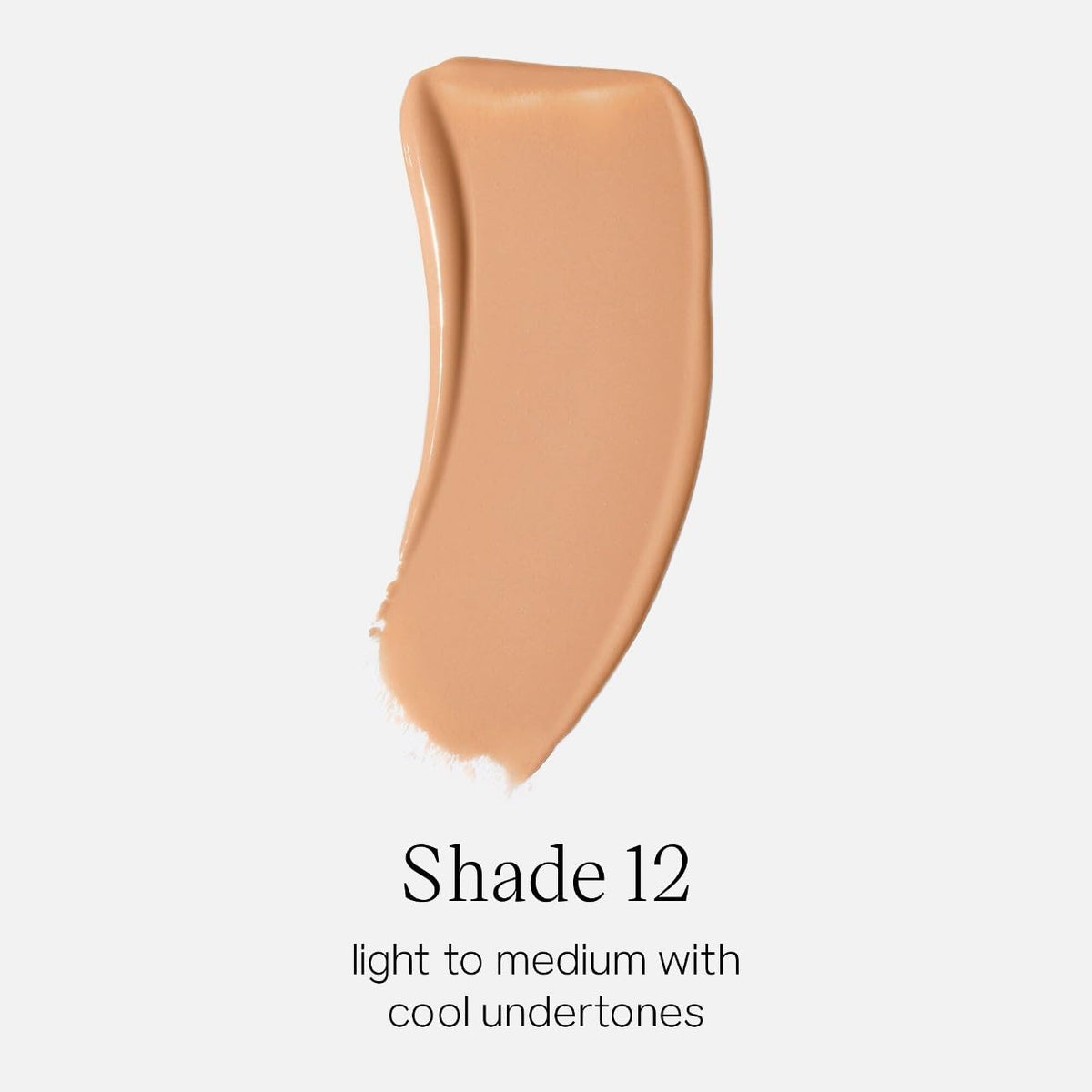 Saie Glowy Super Skin Tint swirl shows seamless blend and hydration