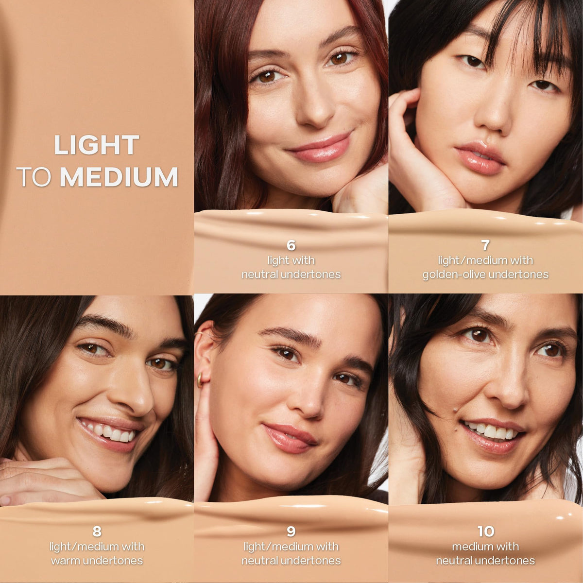 Saie Slip Tint cream texture provides lightweight, natural radiance.