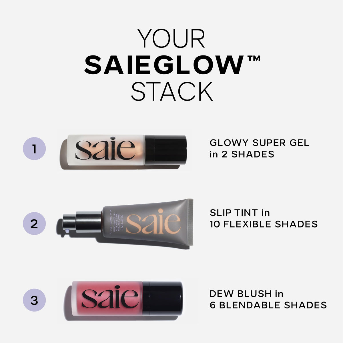 Saie Slip Tint SPF 35 demonstrates mineral sunscreen with non-nano zinc oxide
