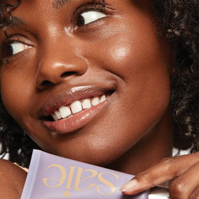 Saie Sunvisor hyaluronic acid delivers hydrating, plump feel under makeup.