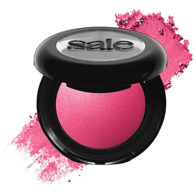 Saie SuperSuede Baked Blush Amore compact close-up shows velvety texture for diffused flush