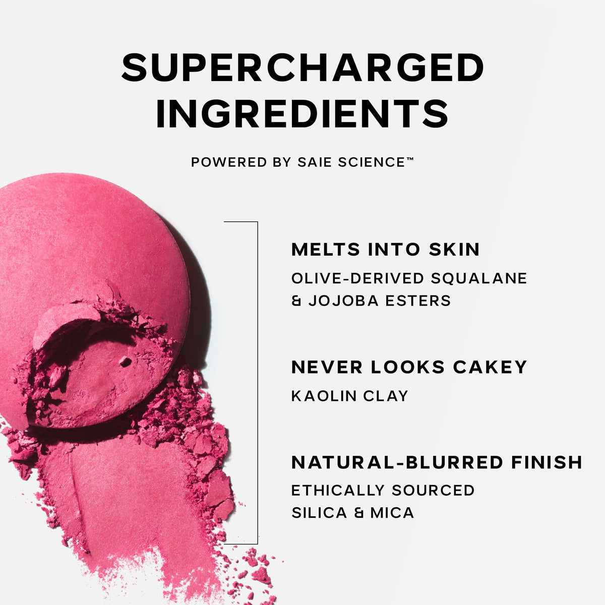 Saie SuperSuede Baked Blush is cruelty-free with ethically sourced minerals