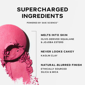 Saie SuperSuede Baked Blush is cruelty-free with ethically sourced minerals