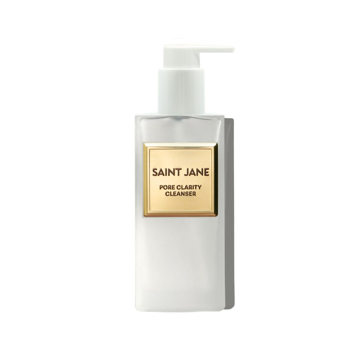 Saint Jane Pore Clarity Cleanser bottle on a clean counter for refined pores.