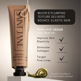 SAINT JANE Rich Rescue tube showcases premium, ritual-worthy skincare packaging