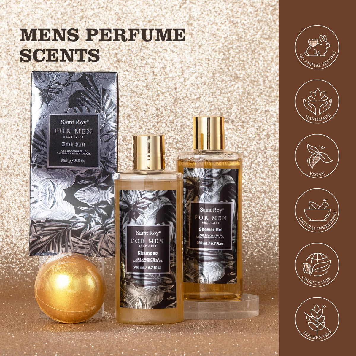Saint Roy Birthday Gift Box for Men presented ready to gift