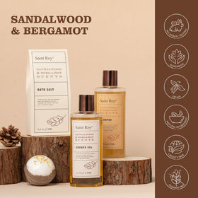 Saint Roy body oil and lotion for hydration and nourishment