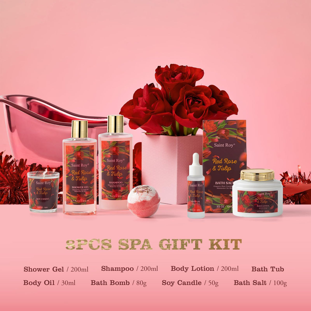 Saint Roy Foaming Shower Gel for refreshing cleansing and hair care