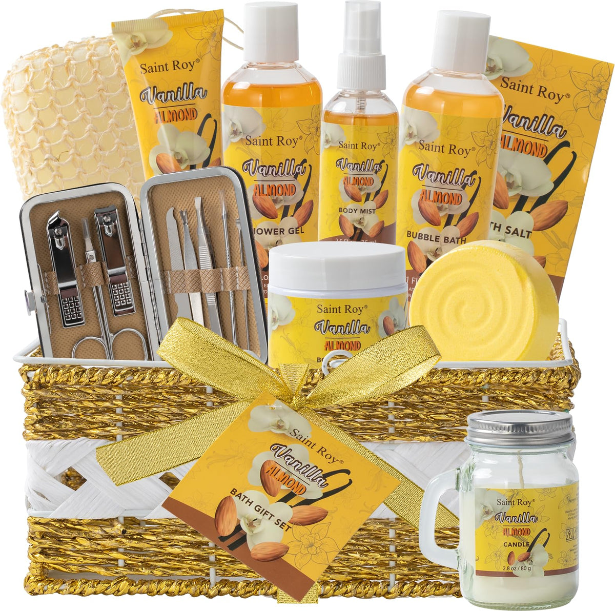 Saint Roy vanilla honey almond bath bomb delivers fizzy spa-like indulgence