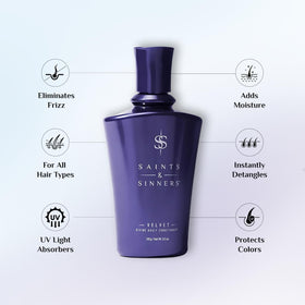 Applying Velvet Divine Daily Conditioner to damp hair aids detangling and glide