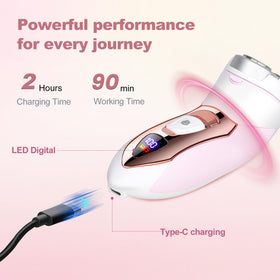 Sakioo razor versatile use on face and body for silky results.