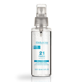 SALERM Salerm 21 Finish bottle close-up for premium shine and protection.