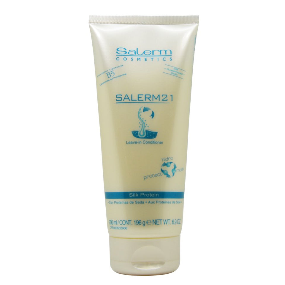 SALERM 21 Leave-In Conditioner tube hydrates dry, damaged hair for daily use