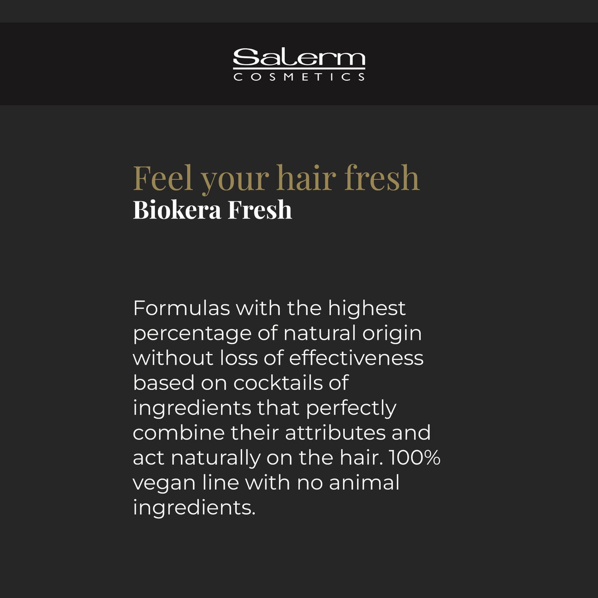Salerm Biokera Fresh Violet hair shine after use with vibrant blonde and gray hues