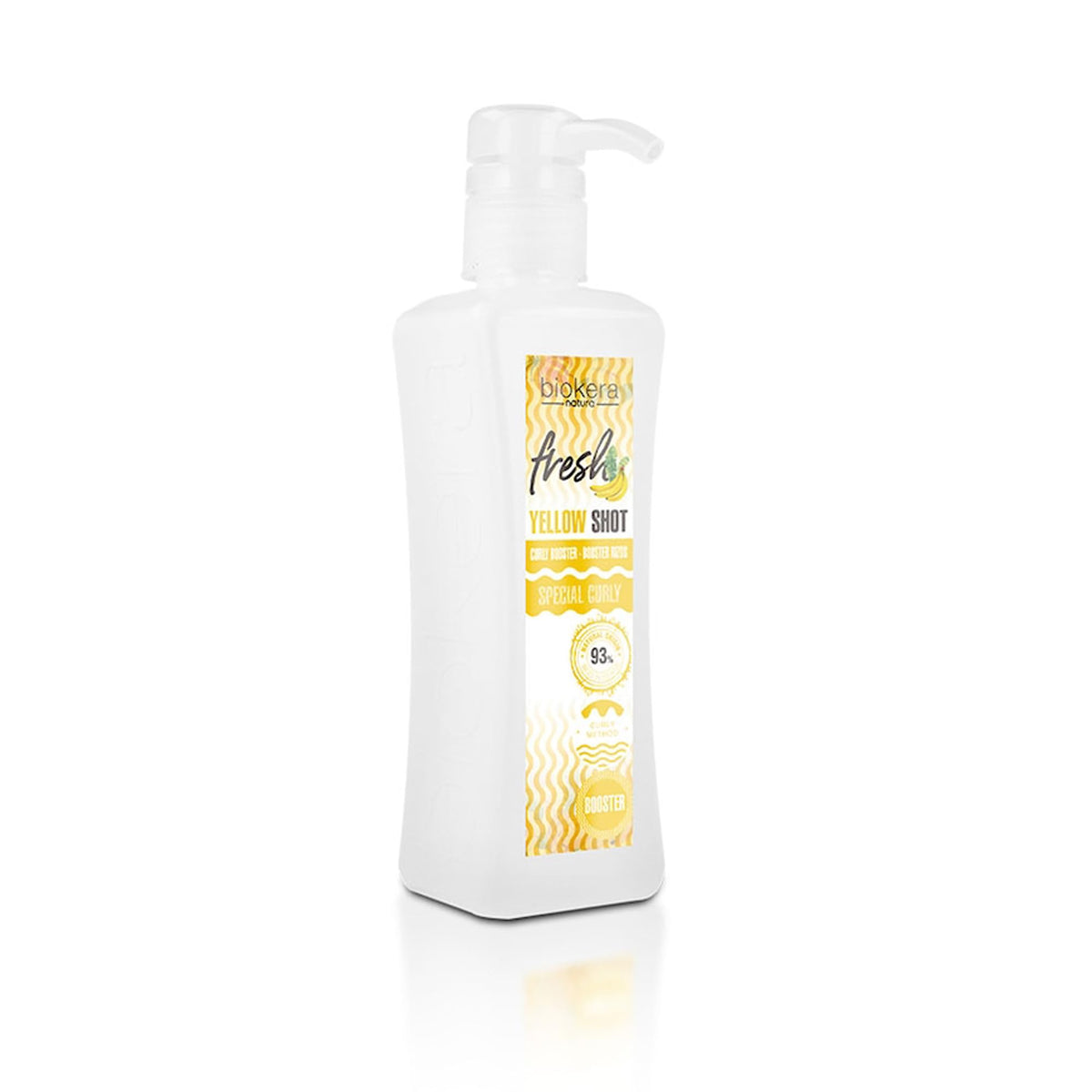 SALERM Curl Activator Gel Yellow Shot bottle for defined, elastic curls.
