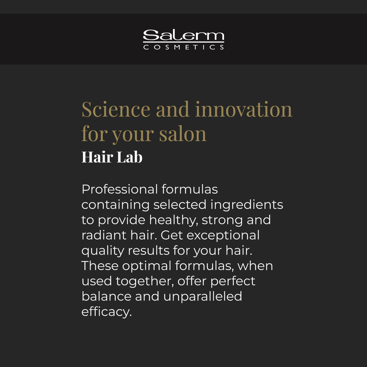 SALERM Hair Mask bottle with clean, paraben-free design