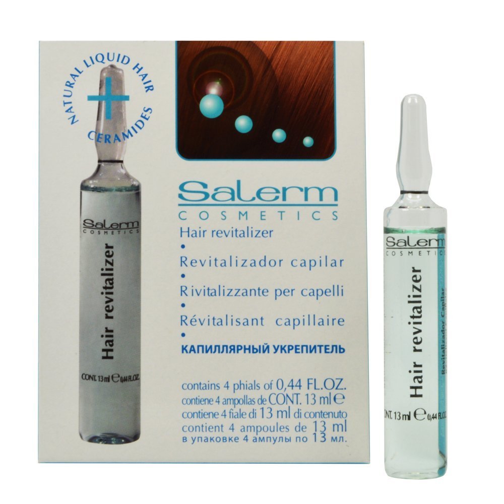 Salerm Energy Hair Regenerator application method demonstrates convenient use for energizing strands.