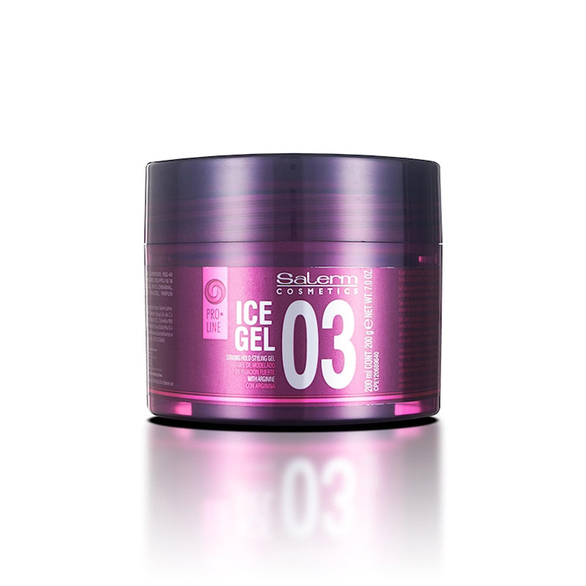SALERM Ice Gel 03 bottle with strong hold for sculpted styles