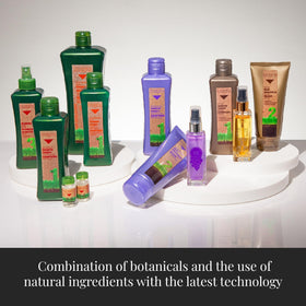 Ginseng and ginkgo biloba ingredients powering scalp nourishment in SALERM serum.