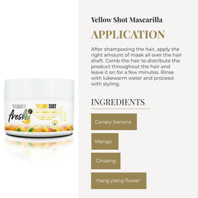 Applying the mask along hair length shows even hydration.