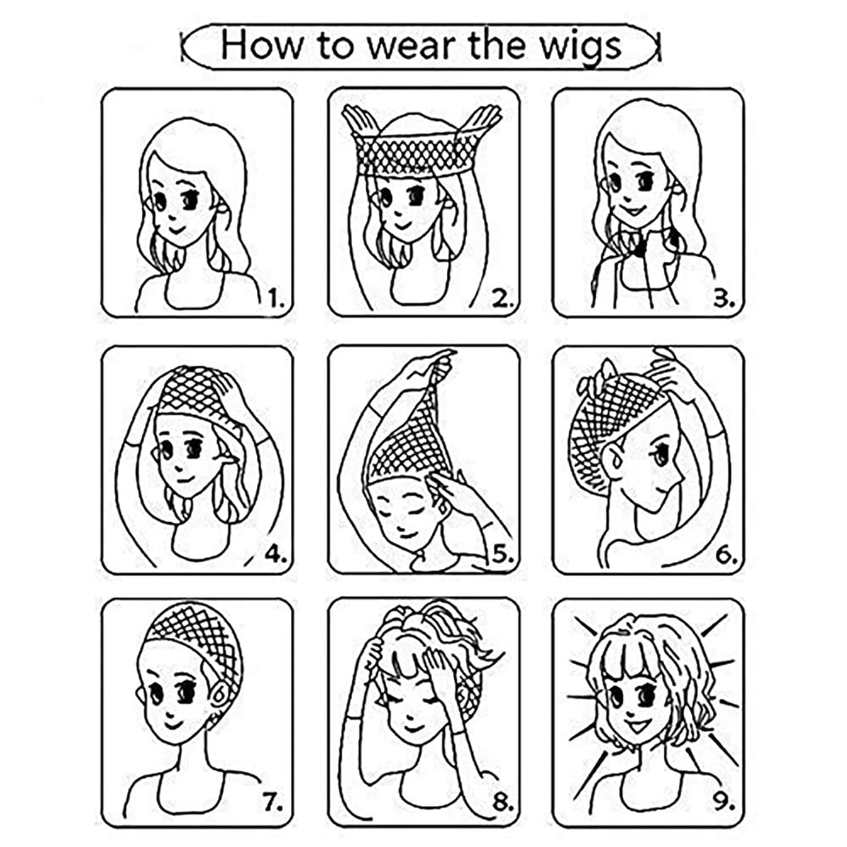 Sallcks short blonde wig cap-inside emphasizing breathable construction