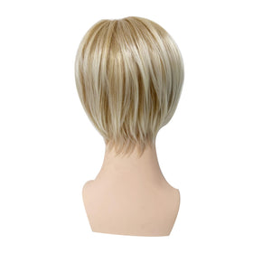 Sallcks short blonde wig cosplay-style example for events and creative outfits