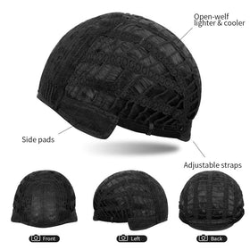 Sallcks wig set includes free cap for easy styling