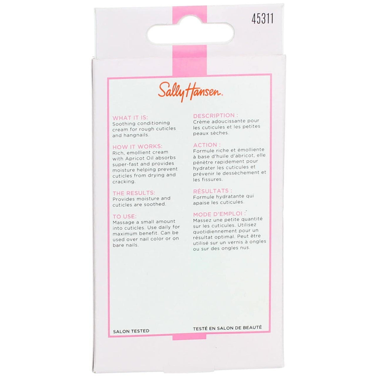 Compact packaging of the Sally Hansen 3-pack for travel-friendly care.