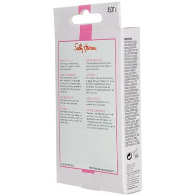 Quick-absorbing formula of Sally Hansen Cuticle Massage Cream on skin around nails.