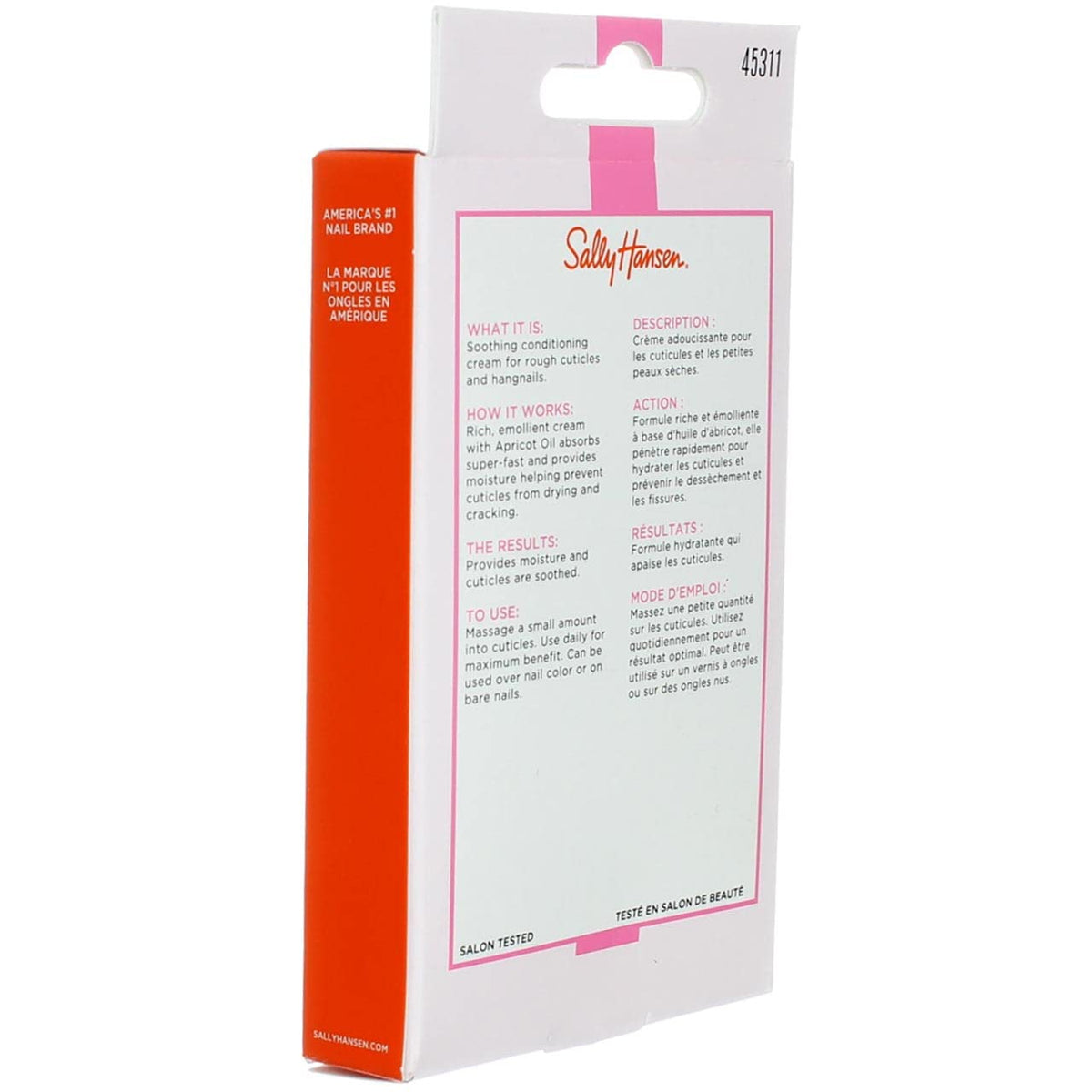 Softened cuticles after applying Sally Hansen Cuticle Massage Cream.