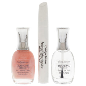 Sally Hansen base and top coat showing Diamond Strength for durable, long-lasting wear
