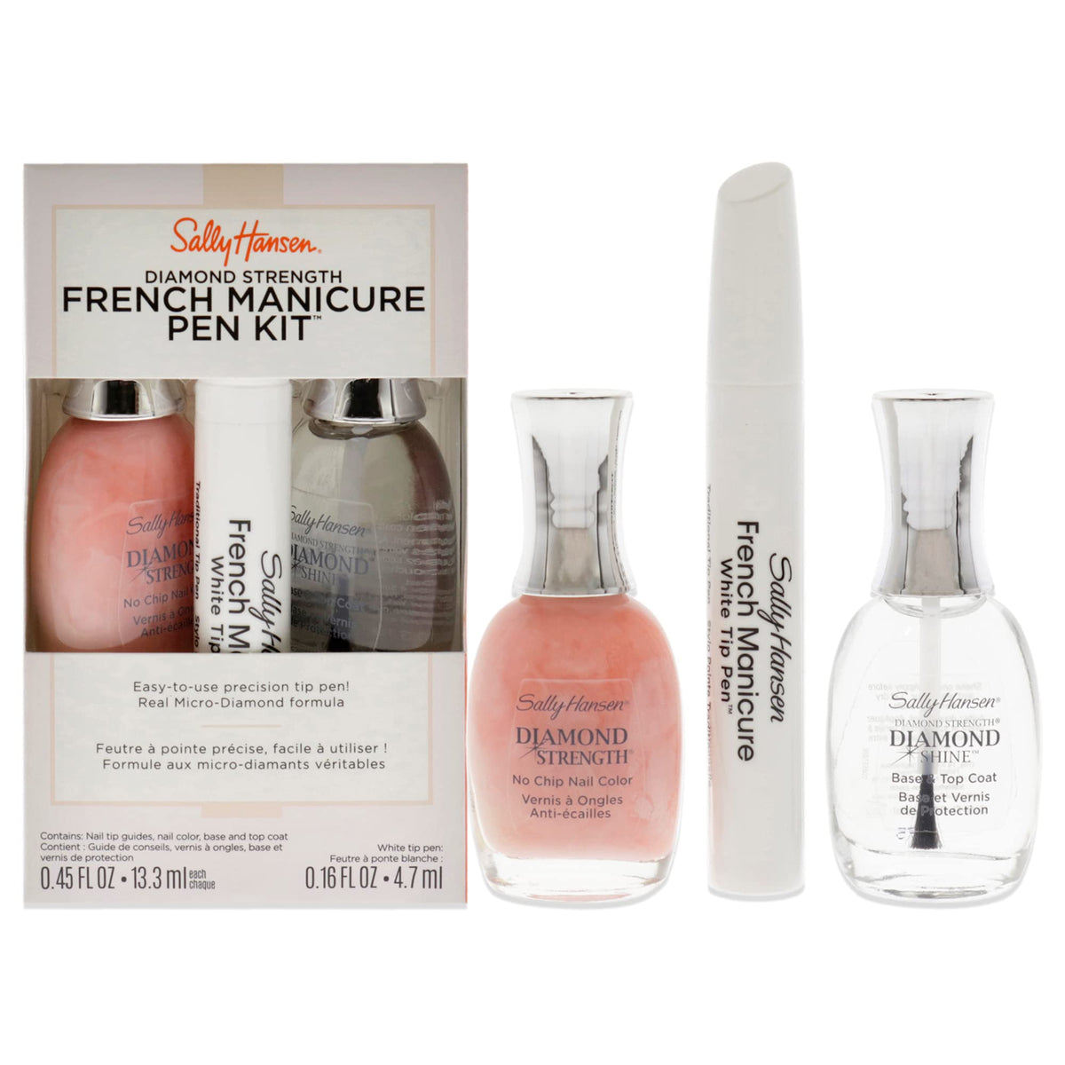 Sally Hansen Ballet Bare polish bottle from Diamond Strength for chip-resistant color