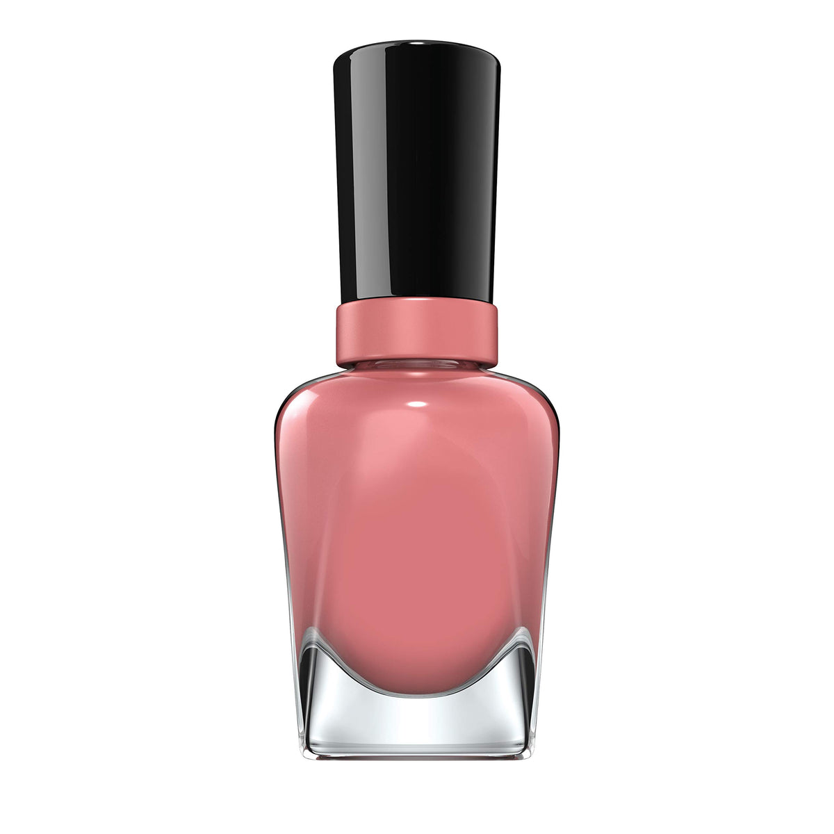 Close-up of Mauve-olous manicure highlighting long wear.