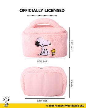 SALLY ROSE zipper closure and carrying handle for secure, portable storage.
