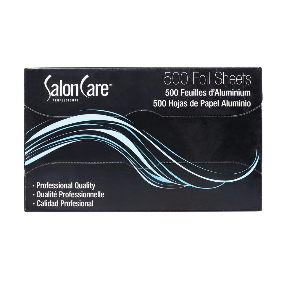 Salon Care FullSize Foil Sheets 500-count box for efficient color applications