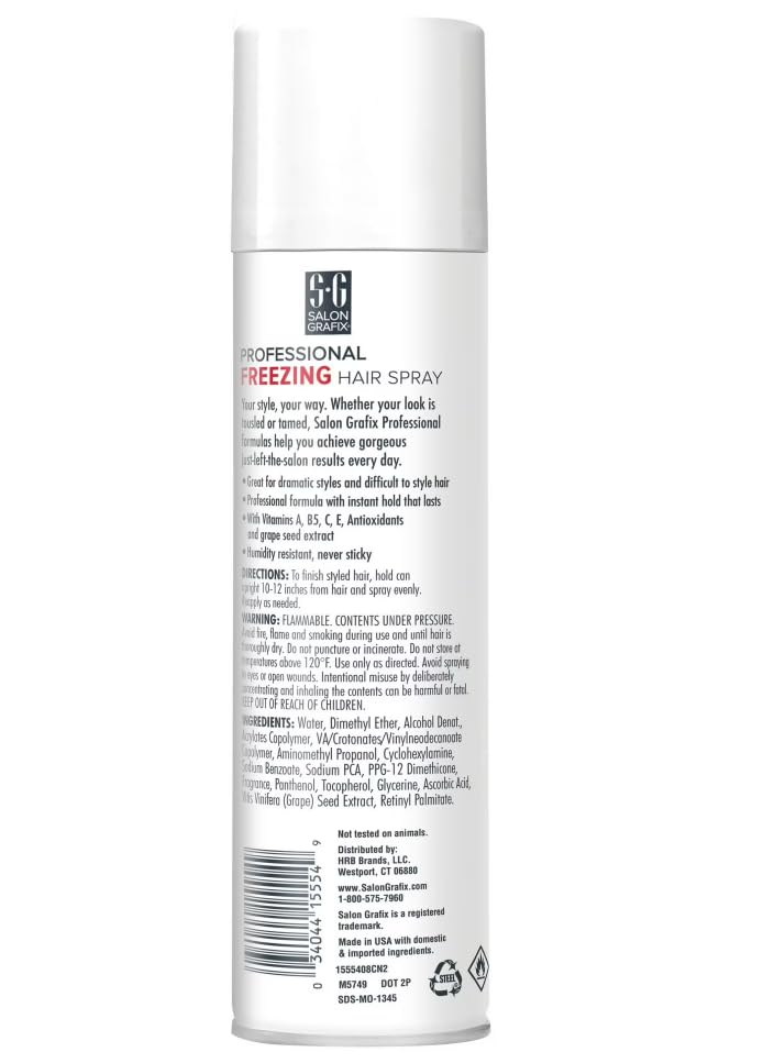 Salon Grafix Instant Hold delivers quick setting for dramatic, studio-ready styles