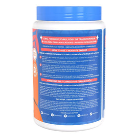 Salon Line Deep Hydration frizz-control close-up on treated hair.