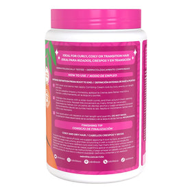 Salon Line Intense Definition Curl Cream applied on styled wavy hair for shine.