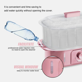 Auto-off timer in Salon Señor steamer enhances safety after your session
