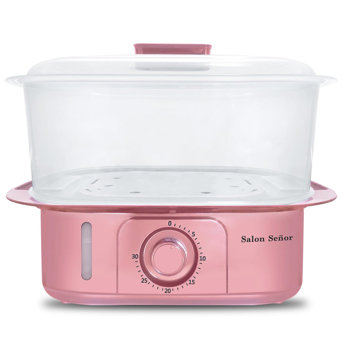 Salon Señor pink towel steamer with compact design for home spa towels and space saving