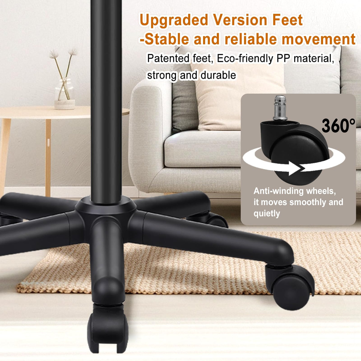Salon Señor detachable foot fork enables smooth movement and stable load