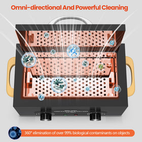 SalonDepot cleaner box digital control panel for precise temp and time