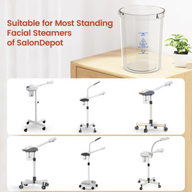 SalonDepot Water Jar easy-clean design emphasizes quick maintenance.